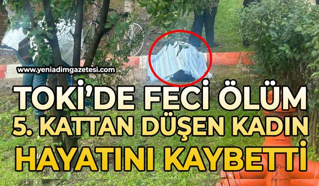 TOKİ'de olay: 5. kattan düşen kadın hayatını kaybetti