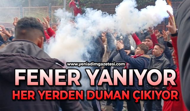Fener yanıyor: Her yerden dumanlar çıkıyor