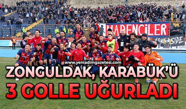 Zonguldak Karabük'ü 3 golle uğurladı