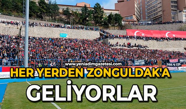 Her yerden Zonguldak'a geliyorlar