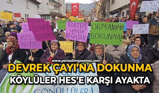 Devrek Çayı’na dokunma: Köylüler HES’e karşı ayakta