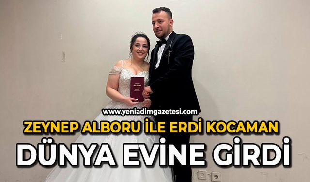 Zeynep Alboru ile Erdi Kocaman dünya evine girdi