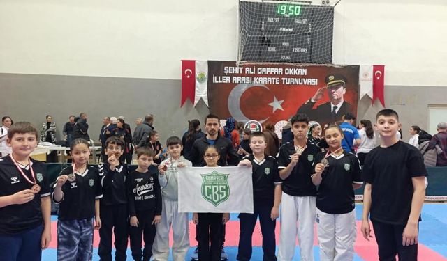 Turnuvadan madalya ile döndüler