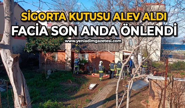Sigorta kutusu alev aldı: Facia son anda önlendi
