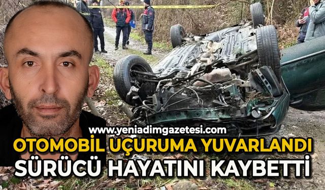 Otomobil uçuruma yuvarlandı: 1 ölü