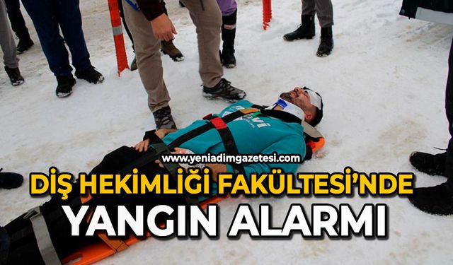 Diş Hekimliği Fakültesi’nde yangın alarmı