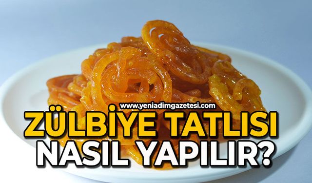Zülbiye tatlısı nasıl yapılır?