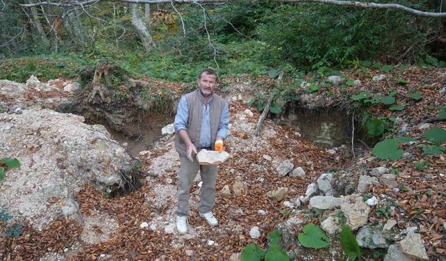 Gizemli yer altı yapıları definecilerin talanına uğradı