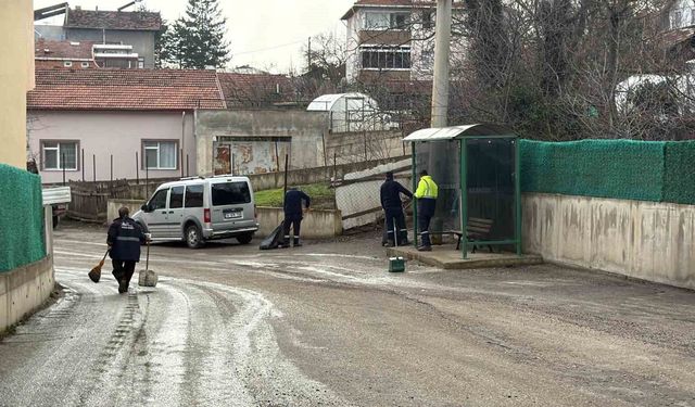 Karabük Belediyesi Kapullu Mahallesi'nde çalışmalarını sürdürüyor