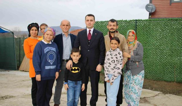 Kaymakam Alpay, Güler ailesine konuk oldu