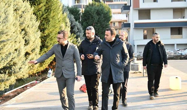 Yeşilyurt Millet Bahçesi'nde çalışmalar hızlandı