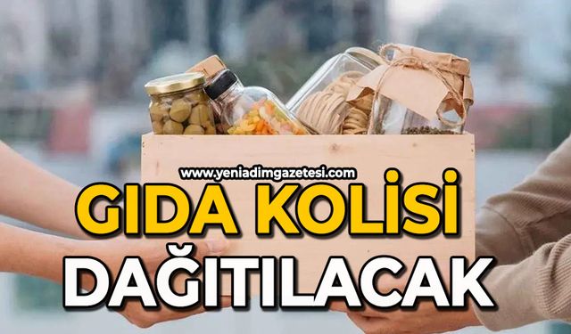 Gıda kolisi dağıtılacak