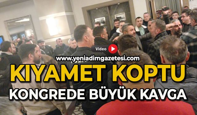Kongre karıştı: Büyük kavga çıktı