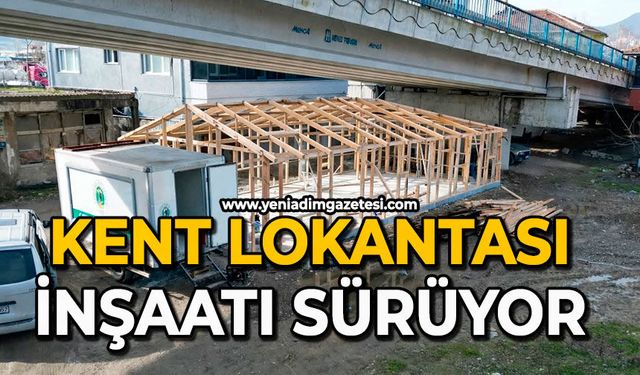 Kent lokantası inşaatı sürüyor