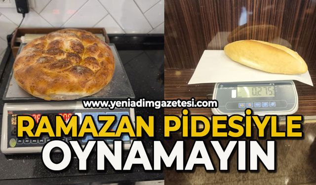 Ramazan pidesi ile oynamayın