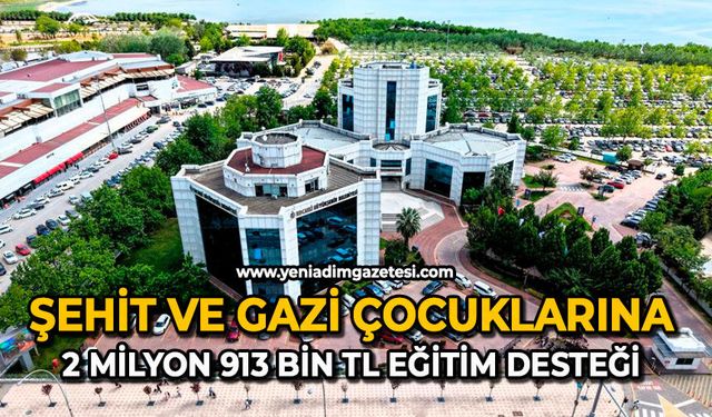 Şehit ve gazi çocuklarına 2 milyon 913 bin TL eğitim desteği