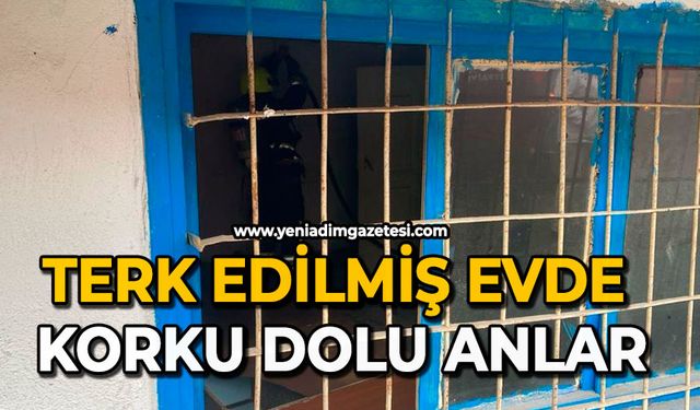 Terk edilmiş evde korku dolu anlar