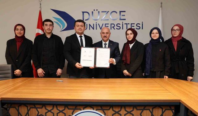 Düzce Üniversitesi TÜGVA ile iş birliği protokolü imzaladı