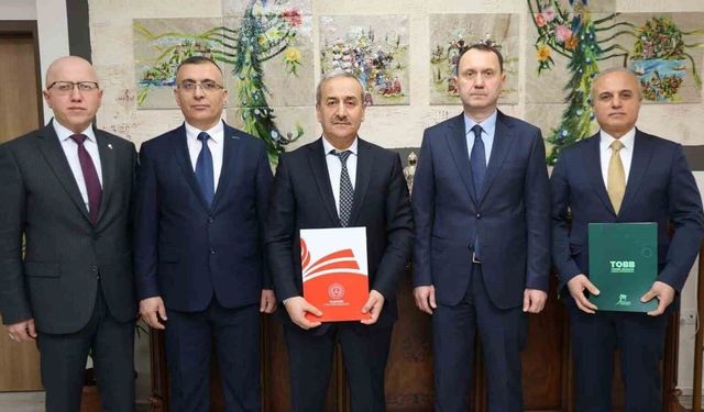 KBÜ mesleki eğitimde iş birliği çalışmalarını sürdürüyor