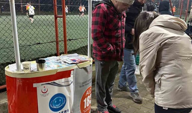 Ramazan turnuvasında sağlık standı