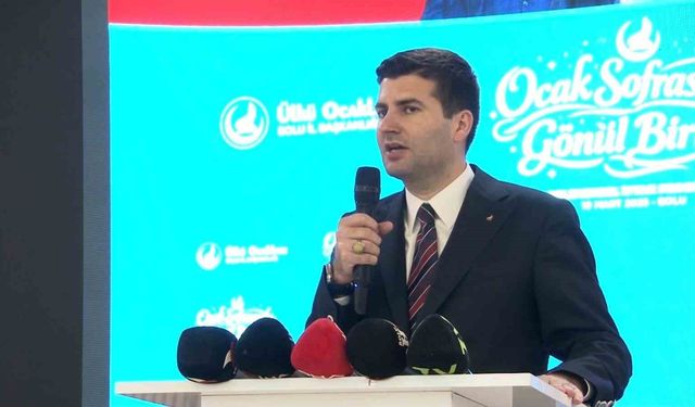 Ülkü Ocakları Genel Başkanı Yıldırım: 'Sınırlarımız dışındaki zulme rağmen vatanımızda güvendeyiz'