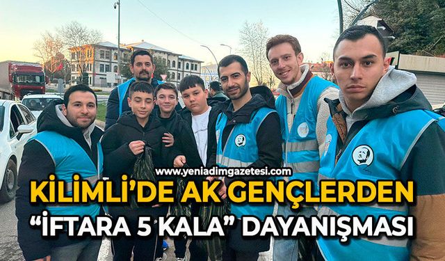 Kilimli’de AK Gençlerden “İftara 5 Kala” dayanışması