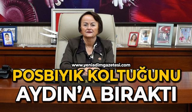 Posbıyık koltuğunu Aydın’a bıraktı