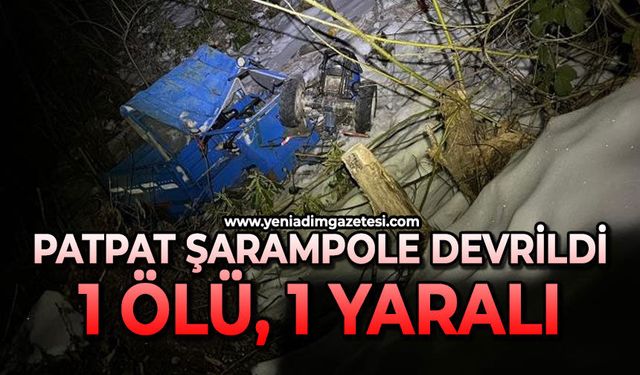 'Patpat' kazası: 1 ölü, 1 ağır yaralı