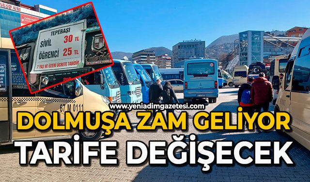 Dolmuşa zam geliyor: Tarife değişecek