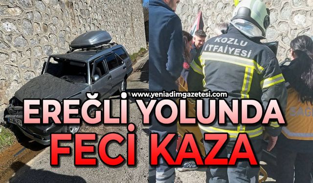 Ereğli yolunda feci kaza