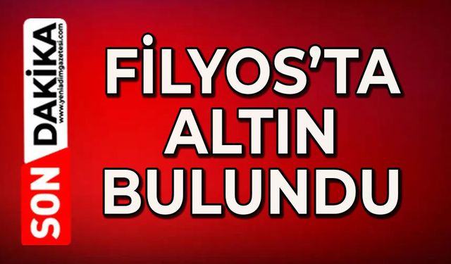 Filyos’da altın bulundu