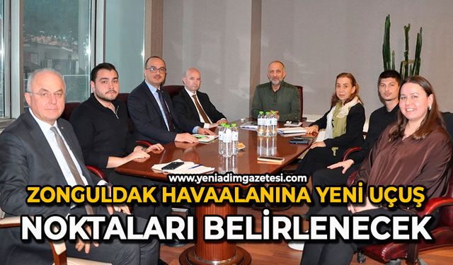 Zonguldak Havaalanına yeni uçuş noktaları belirlenecek