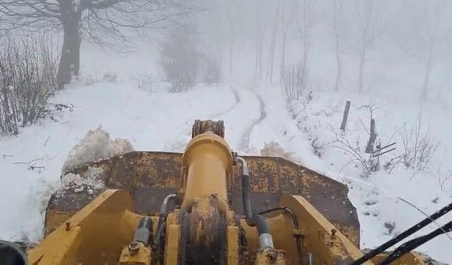 Nisan öncesi Kartepe'de kar sürprizi