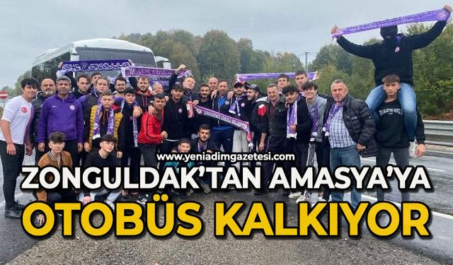 Zonguldak'tan Amasya'ya otobüs kalkıyor