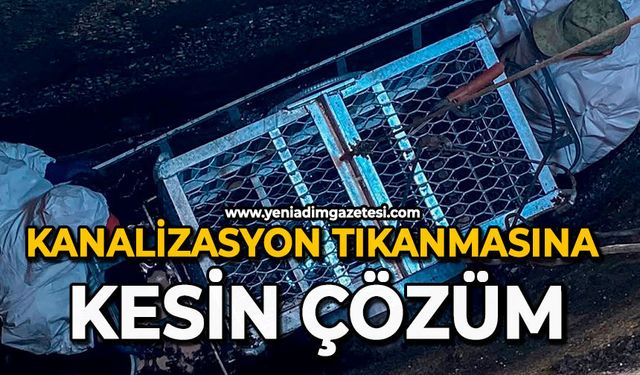 Kanalizasyon tıkanmasına kesin çözüm