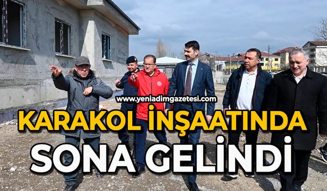 Karakol inşaatında sona gelindi