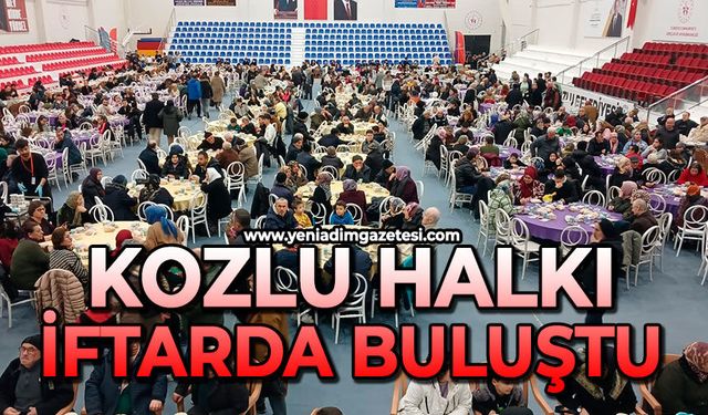 Kozlu halkı iftarda buluştu