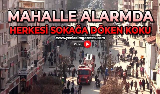 Mahalle alarmda: Herkesi sokağa döken koku