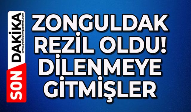 Zonguldak rezil oldu: Dilenmeye gitmişler!