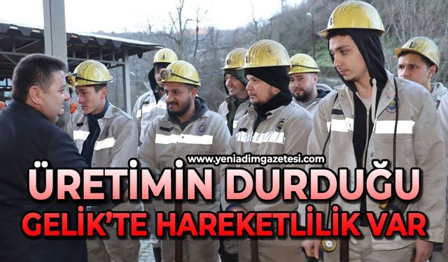Üretimin durduğu Gelik’te hareketlilik var