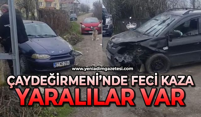 Çaydeğirmeni'nde korkunç kaza: Yaralılar var