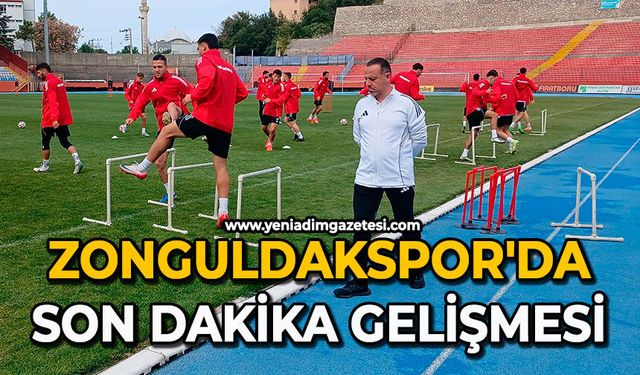 Zonguldakspor'da son dakika gelişmesi