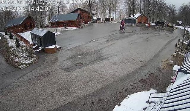 Nisan ayında kar sürprizi