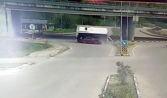 44 kişinin yaralandığı otobüs kazasının görüntüsü ortaya çıktı
