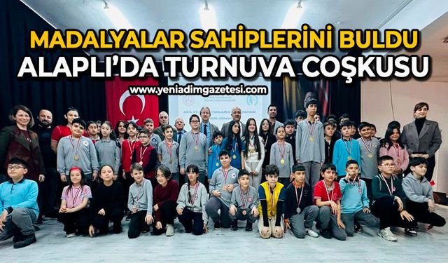 Madalyalar sahiplerini buldu: Alaplı’da turnuva coşkusu