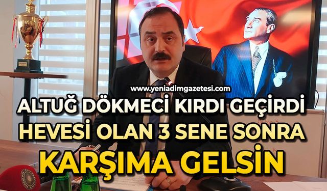 Altuğ Dökmeci kırdı geçirdi: Hevesi olan 3 sene sonra karşıma gelsin