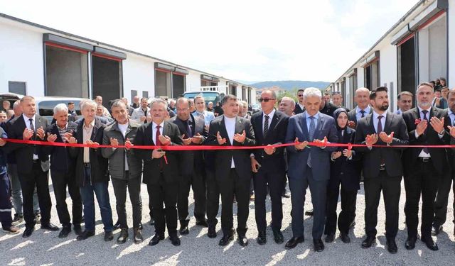 Karma sanayi sitesi dualarla açıldı
