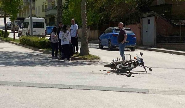 Motosiklet kazası: 1 yaralı