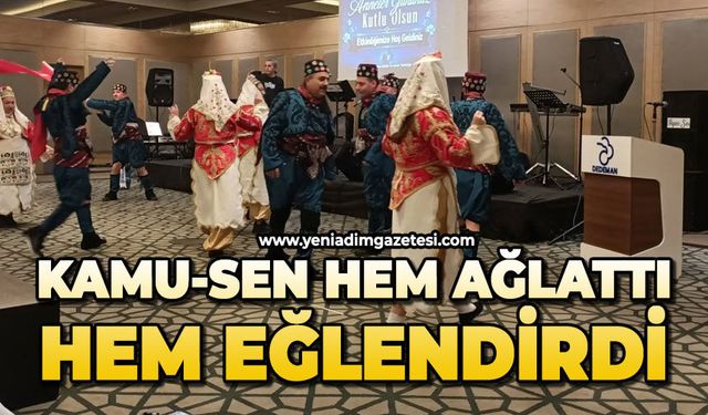 Kamu-Sen hem ağlattı, hem eğlendirdi