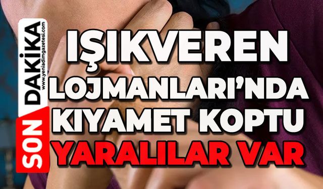Işıkveren Lojmanları'nda kıyamet koptu: Yaralılar var